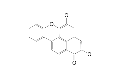 2,5-DIHYDROXY-6-OXABENZO-[DEF]-CHRYSEN-1-ONE