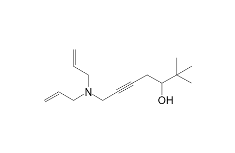 7-(N,N-Diallylamino)-2,2-dimethyl-5-heptyn-3-ol