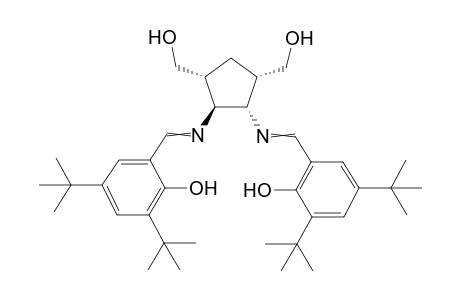 (1R,2S,3S,4S)-(-)-{2,3-bis-[(3,5-di-tertbutyl-2-hydroxy-benzylidene)-amino]-4-hydroxymethyl-cyclopentyl}-methanol