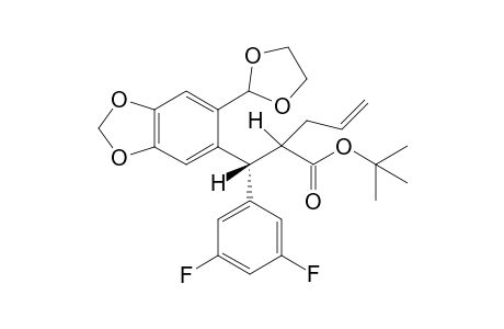 2-[(3,5-Difluoro-phenyl)-(6-[1,3]dioxolan-2-yl-benzo[1,3]dioxol-5-yl)-methyl]-pent-4-enoic acid tert-butyl ester