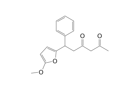 2-[(alpha.-Diacetylmethyl)benzyl]-5-methoxyfuran