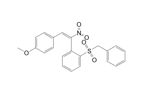 (E)-1-[2-(Benzylsulfonyl)phenyl]-2-(p-methoxyphenyl)-1-nitroethene