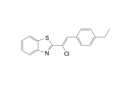 2-[(Z)-1-Chloro-2-(4-ethyl-phenyl)-vinyl]-benzothiazole