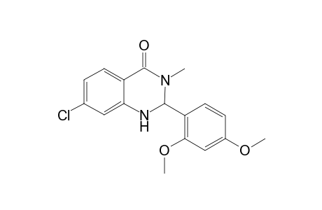 7-Chloro-2-(2,4-dimethoxyphenyl)-3-methyl-2,3-dihydroquinazolin-4(1H)-one