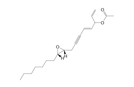 (4E)-3-ACETOXY-9,10-EPOXY-1,4-HEPTADECADIENE-6-YN-3-OL
