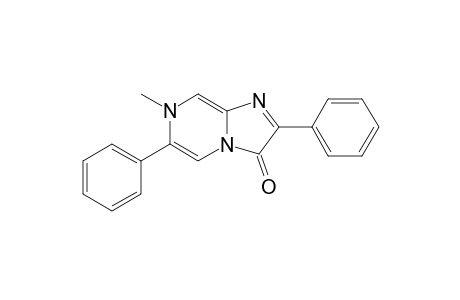 3,7-Dihydro-2,6-diphenyl-7-methylimidazo[1,2-a]pyrazin-3-one