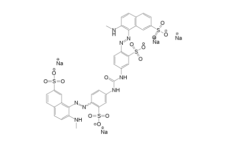 2-Naphthalenesulfonic acid, 8,8'-[carbonylbis[imino(2-sulfo-4,1-phenylene)azo]]bis[7-(methylamino)-, tetrasodium salt