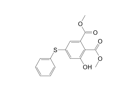 1,2-benzenedicarboxylic acid, 3-hydroxy-5-(phenylthio)-, dimethyl ester