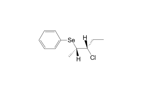 ERYTHRO-2-BENZENESELENYL-3-CHLORO-PENTANE