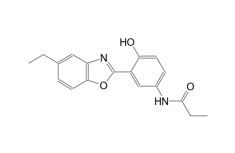 propanamide, N-[3-(5-ethyl-2-benzoxazolyl)-4-hydroxyphenyl]-