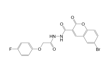 N'-[(6-bromo-2-oxo-2H-chromen-3-yl)carbonyl]-2-(4-fluorophenoxy)acetohydrazide