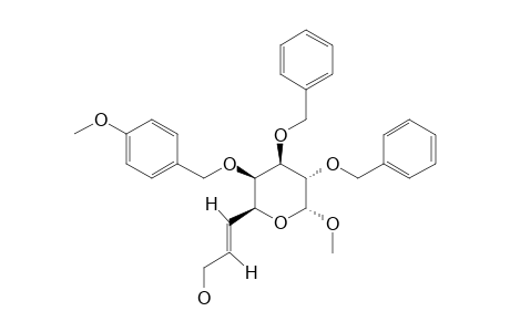 METHYL-(E)-2,3-DI-O-BENZYL-6,7-DIDEOXY-4-O-(4-METHOXYBENZYL)-ALPHA-D-GALACTO-OCT-6-ENOSIDE