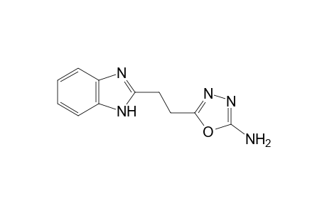 2-amino-5-[2-(2-benzimidazolyl)ethyl]-1,3,4-oxadiazole