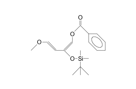 (E,E)-1-Benzoyloxy-2-(T-butyl-dimethyl-siloxy)-4-methoxy-1,3-butadiene