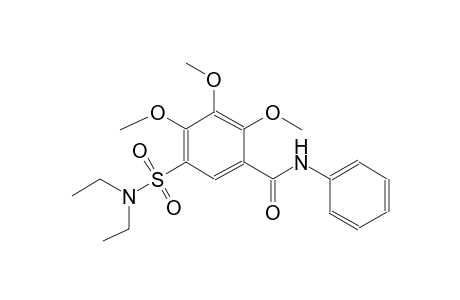 benzamide, 5-[(diethylamino)sulfonyl]-2,3,4-trimethoxy-N-phenyl-
