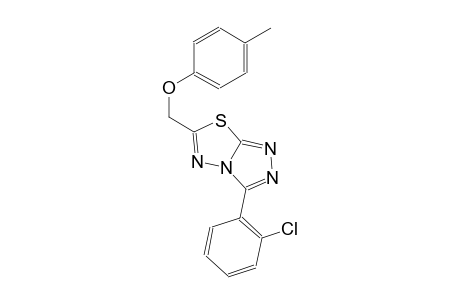 3-(2-chlorophenyl)-6-[(4-methylphenoxy)methyl][1,2,4]triazolo[3,4-b][1,3,4]thiadiazole