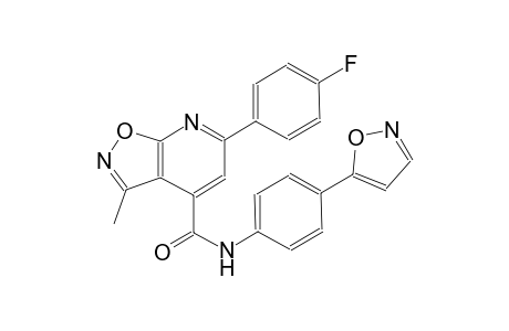isoxazolo[5,4-b]pyridine-4-carboxamide, 6-(4-fluorophenyl)-N-[4-(5-isoxazolyl)phenyl]-3-methyl-