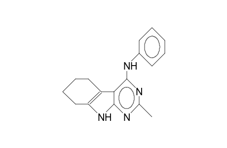 2-Methyl-5,6-tetramethylene-N-phenyl-7H-pyrrolo(2,3-D)pyrimidin-4-amine