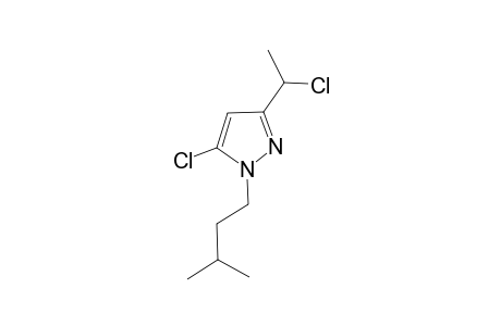5-chloro-3-(1-chloroethyl)-1-(3-methylbutyl)-1H-pyrazole
