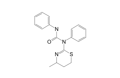 1-(4-methyl-5,6-dihydro-4H-1,3-thiazin-2-yl)-1,3-di(phenyl)urea