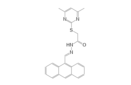 acetic acid, [(4,6-dimethyl-2-pyrimidinyl)thio]-, 2-[(E)-9-anthracenylmethylidene]hydrazide
