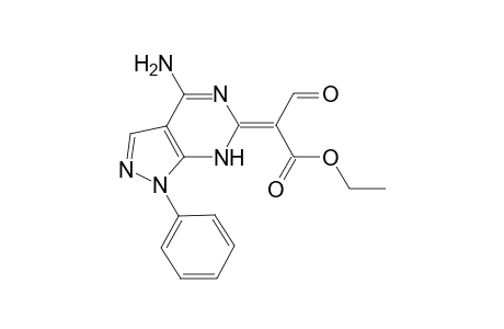 Ethyl 2-(4-amino-1-phenyl-1H-pyrazolo[3,4-d]pyrimidin-6(7H)-ylidene)-3-oxopropanoate