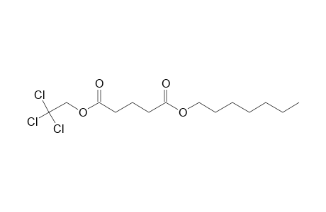 Glutaric acid, heptyl 2,2,2-trichloroethyl ester