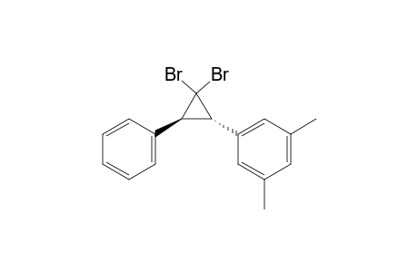 1-((1S,3S)-2,2-Dibromo-3-phenylcyclopropyl)-3,5-dimethylbenzene