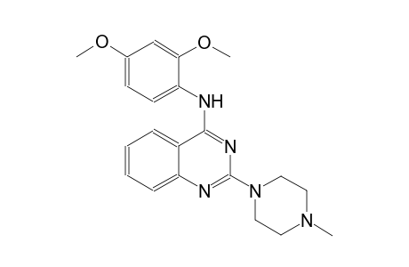 N-(2,4-dimethoxyphenyl)-2-(4-methyl-1-piperazinyl)-4-quinazolinamine