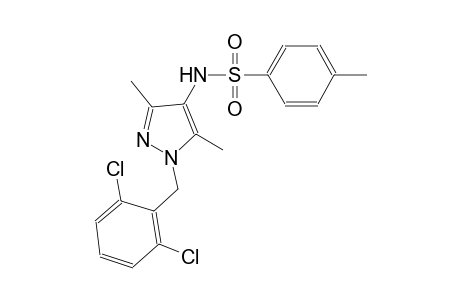 N-[1-(2,6-dichlorobenzyl)-3,5-dimethyl-1H-pyrazol-4-yl]-4-methylbenzenesulfonamide