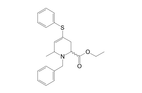 Ethyl-1-benzyl-2-methyl-4-(phenylthio)-1,2,5,6-tetrahydropyridine-6-carboxylate