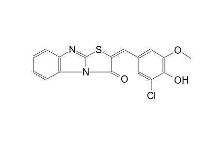 thiazolo[3,2-a]benzimidazol-3(2H)-one, 2-[(3-chloro-4-hydroxy-5-methoxyphenyl)methylene]-, (2E)-