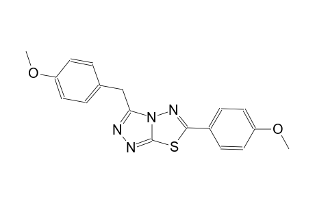 3-(4-methoxybenzyl)-6-(4-methoxyphenyl)[1,2,4]triazolo[3,4-b][1,3,4]thiadiazole