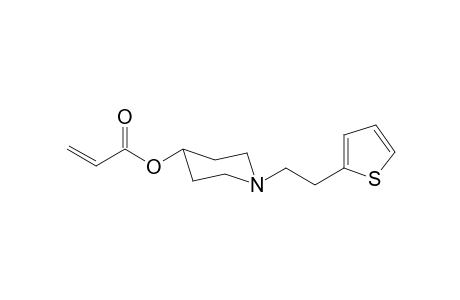 1-[2-(Thiophen-2-yl)ethyl]piperidin-4-yl-prop-2-enoate