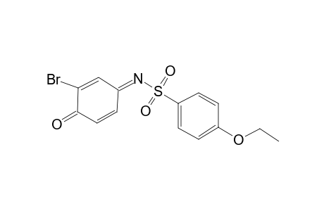 (NE)-N-(3-bromanyl-4-oxidanylidene-cyclohexa-2,5-dien-1-ylidene)-4-ethoxy-benzenesulfonamide