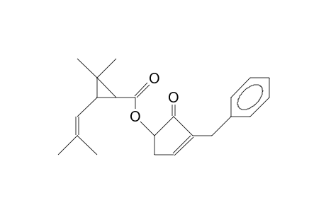 2,2-Dimethyl-3-(2,2-dimethyl-vinyl)-cyclopropanoic acid, 3-benzyl-2-oxo-cyclopent-3-en-1-yl ester