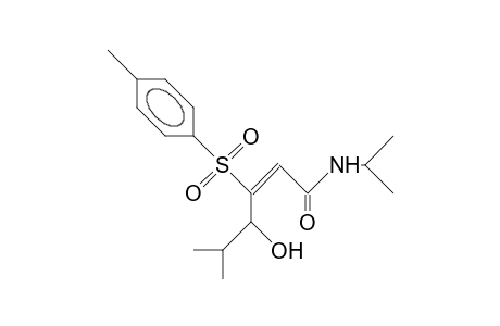 (E)-4-Hydroxy-N-isopropyl-5-methyl-3-tosyl-hex-2-enamide