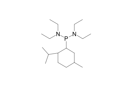 N,N,N',N'-Tetraethyl-p-(2-isopropyl-5-methylcyclohexyl)phosphonous diamide