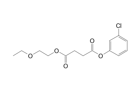 Succinic acid, 3-chlorophenyl 2-ethoxyethyl ester