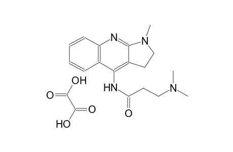 3-(dimethylamino)-N-(1-methyl-2,3-dihydro-1H-pyrrolo[2,3-b]quinolin-4-yl)propanamide oxalate