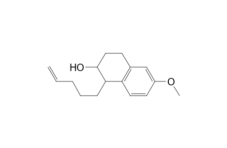 6-Methoxy-1-pent-4-enyl-1,2,3,4-tetrahydronaphthalen-2-ol