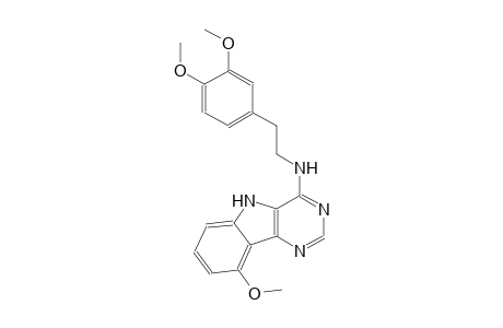N-[2-(3,4-dimethoxyphenyl)ethyl]-9-methoxy-5H-pyrimido[5,4-b]indol-4-amine