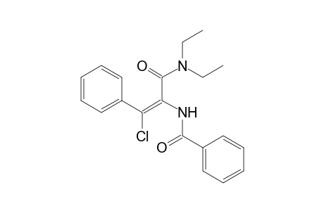Benzamide, N-[2-chloro-1-[(diethylamino)carbonyl]-2-phenylethenyl]-
