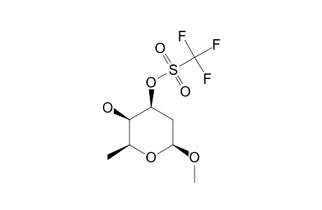 METHYL-2,6-DIDEOXY-3-O-[(TRIFLUOROMETHYL)-SULFONYL]-BETA-D-LYXO-HEXOPYRANOSE