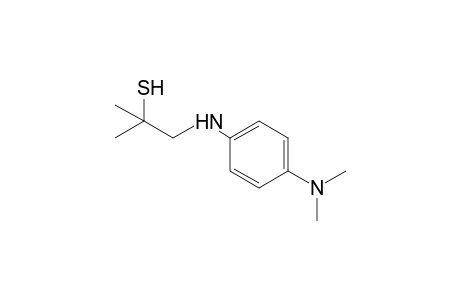 1-[p-(dimethylamino)anilino]-2-methyl-2-propanethiol