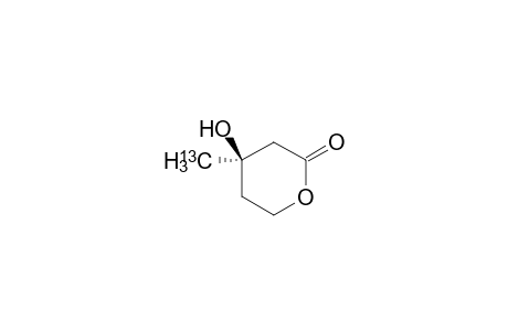 Tetrahydro-4-hydroxy-4-methyl-2H-[1-13C]-pyran-2-one