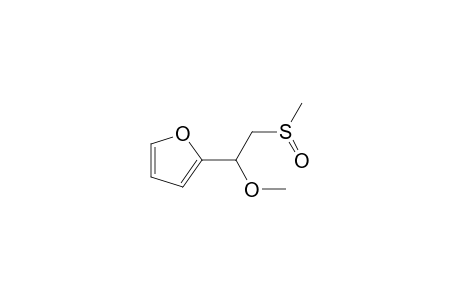 1-methoxy-2-(methylsulphenyl)-1-(2'-furyl)ethane