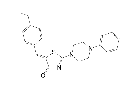 (5Z)-5-(4-ethylbenzylidene)-2-(4-phenyl-1-piperazinyl)-1,3-thiazol-4(5H)-one