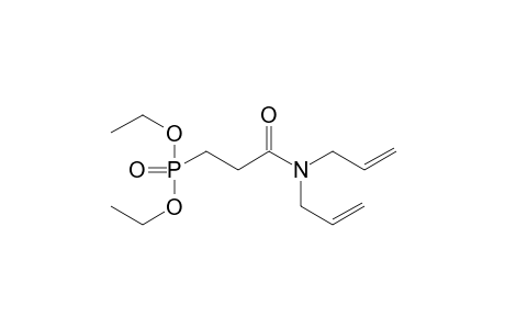 P-[3-(Di-2-propen-1-ylamino)-3-oxopropyl]phosphonic acid, diethyl ester