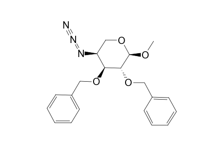 METHYL-4-AZIDO-2,3-DI-O-BENZYL-4-DEOXY-ALPHA-L-ARABINOPYRANOSIDE